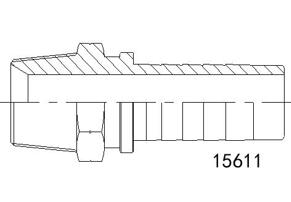 NPT布錐管外螺紋15611系列